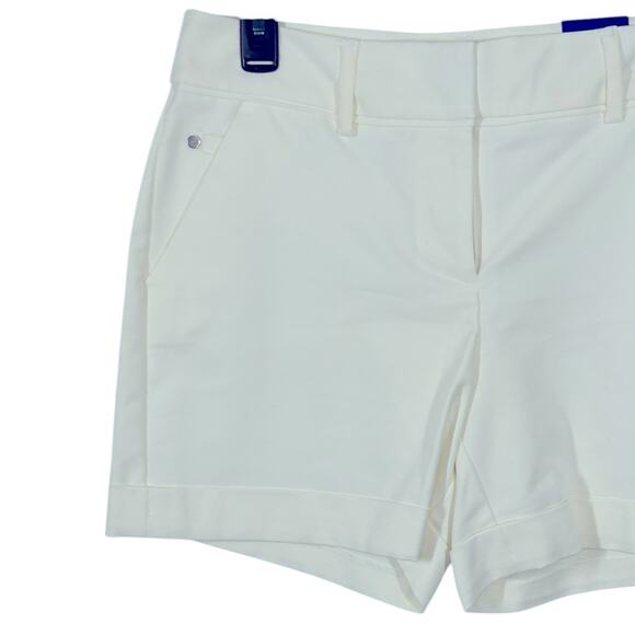 Apt. 9 Mid Rise White Shorts Size 10 NWT - Picture 2 of 9